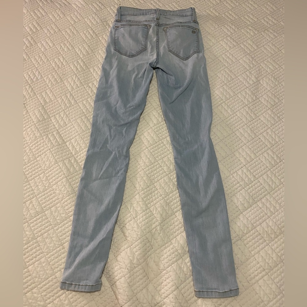 Bebe Light Blue Women's Jeans - Picture 3 of 6